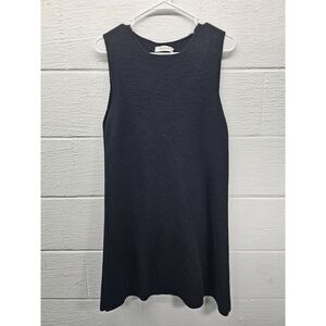 Cocogio Women's Sleeveless Knitted Sweater Dress Black Small